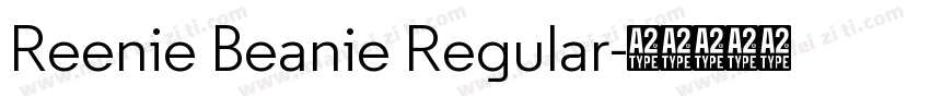 Reenie Beanie Regular字体转换